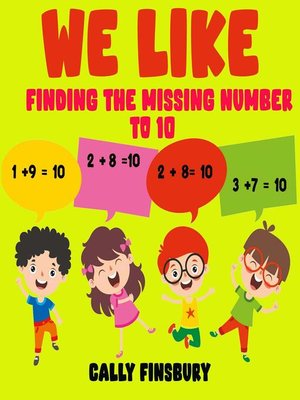 cover image of We like Finding the Missing Number to 10